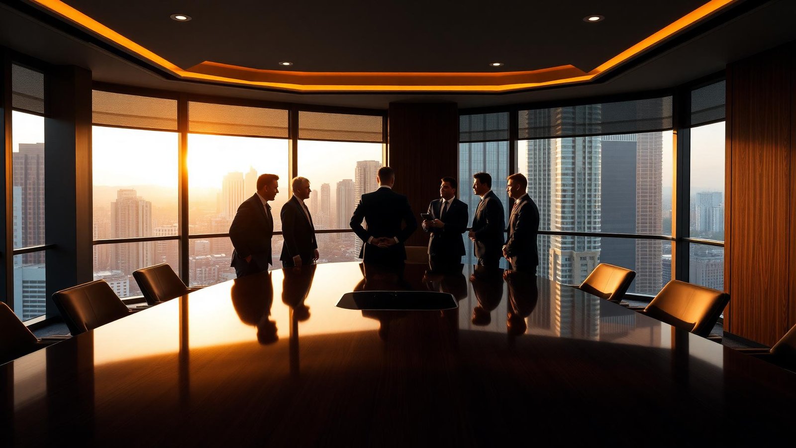 Executives collaborating in a Makati boardroom